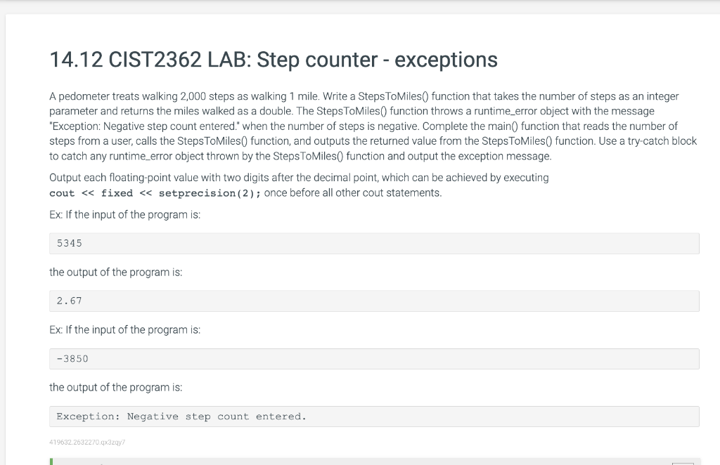  #include #include #include using namespace std; /* Define your function here