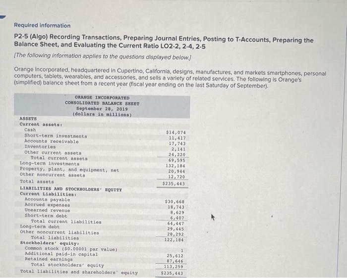 four parts, please answer them all 2. Post each transaction to the