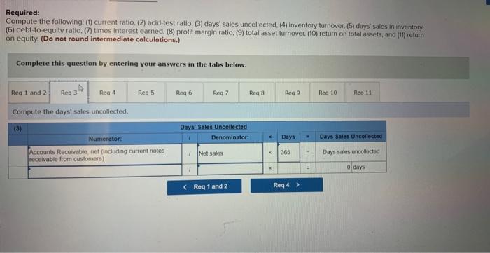crediti selected balance sheet amounts at December 31 of the prior year
