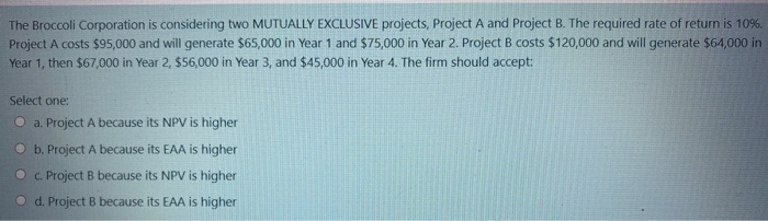 wealth maximization O c. all of the options are correct O d.