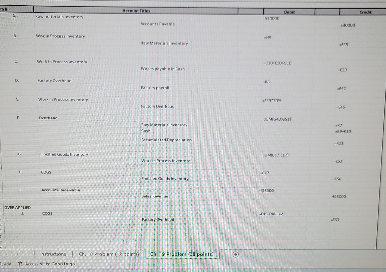 $84,000. Raw materials purchases in April are $530,000, and factory payroll cost