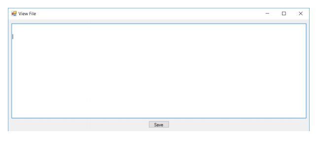 first form (which is the start-up form) should look like this: Note