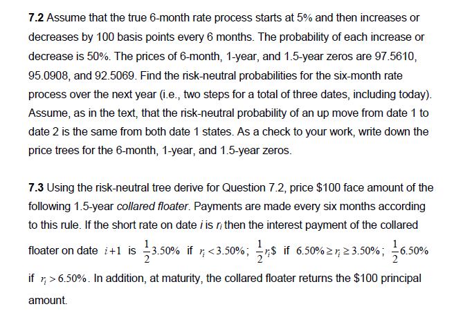 The Science of Term Structure Models this is problem. Please just solve