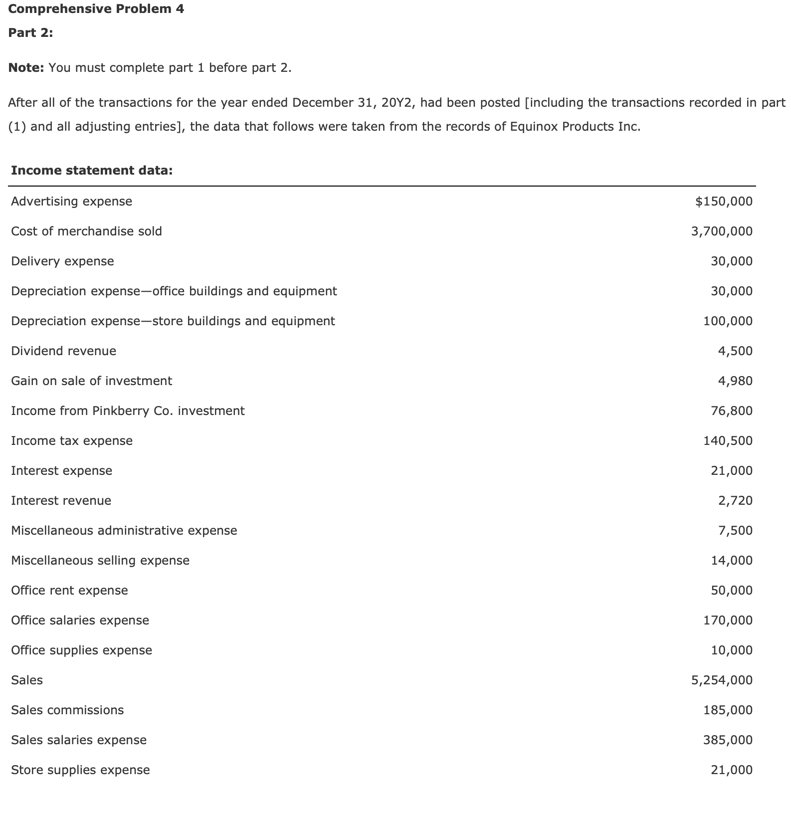 Please help solve for the missing values and provide simple explanations. The