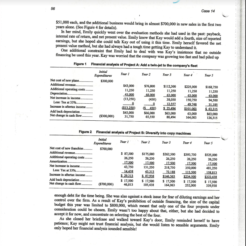 Aerocomp, Inc. As she headed toward her boss's office, Emily Hamilton, chief