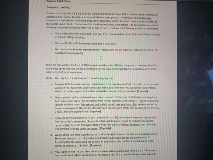 but need to borrow an additional $40 in order to finance a