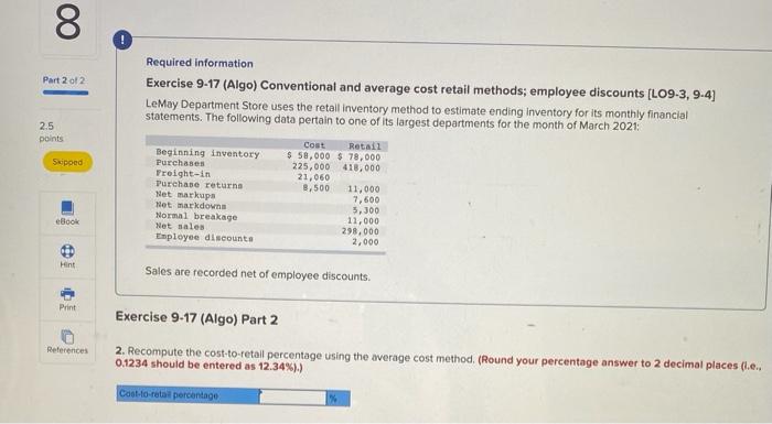  Help please! please answer all!! Type the answers clearly!! 8 8