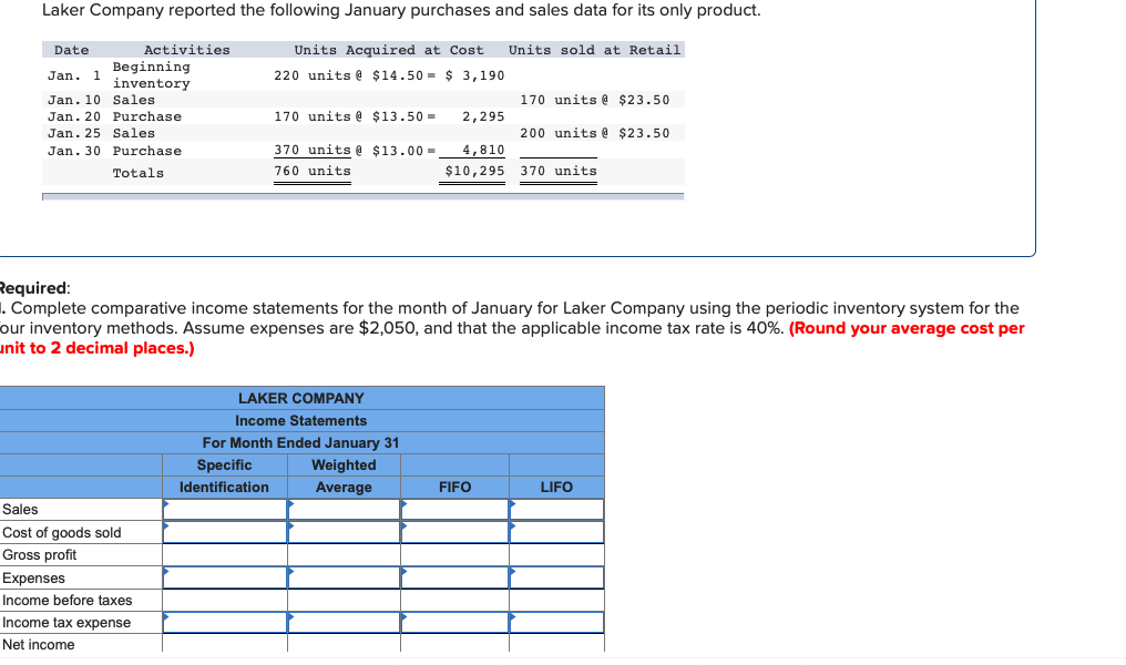 2. Which method yields the highest net income? Weighted average LIFO