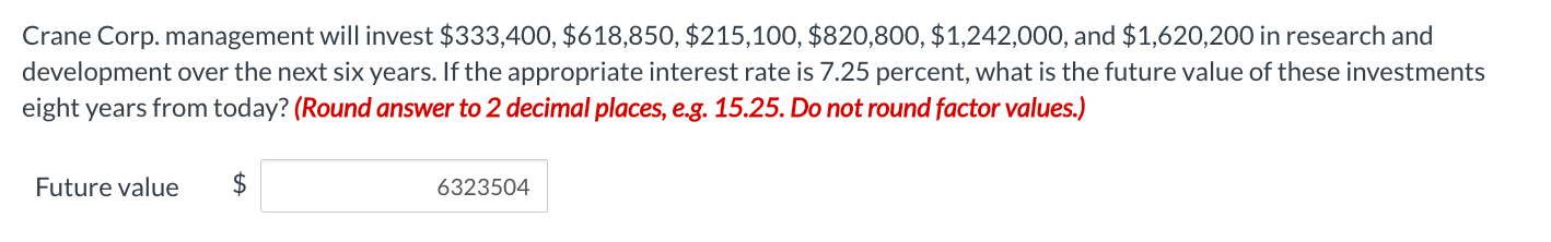 place answer. Carla Vista Corp. management is evaluating two independent projects. The