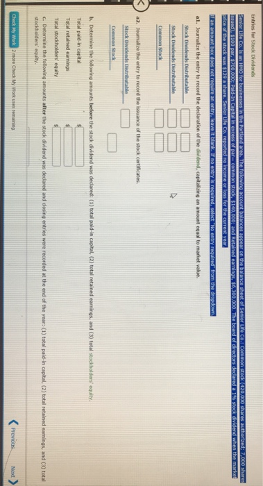  Stock Divdends Distributable Mack Dividends Distributable stock Devidelds Distributable Total retained