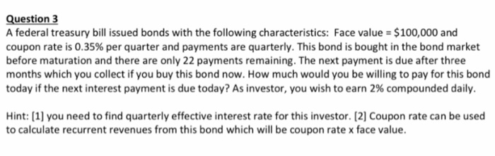  Please solve this question without excel and provide as much detail