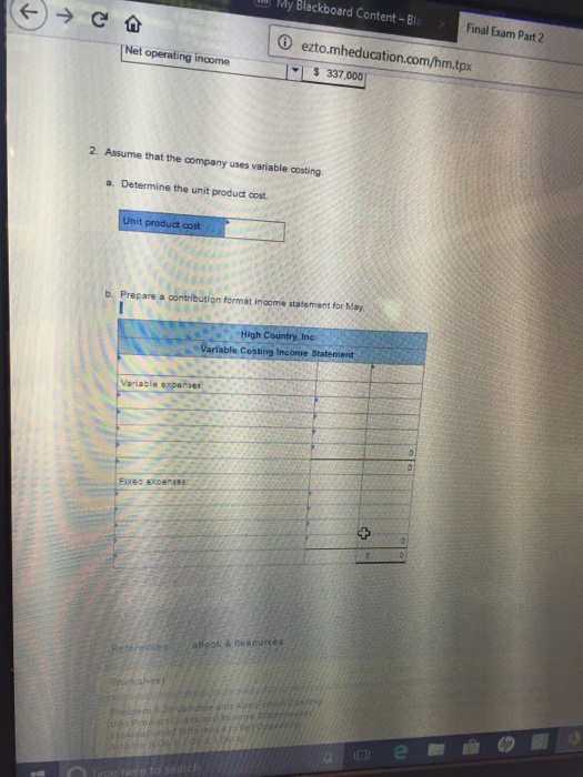 Statements, Explan High Country, Inc. produces and sells many reareational produdts. The