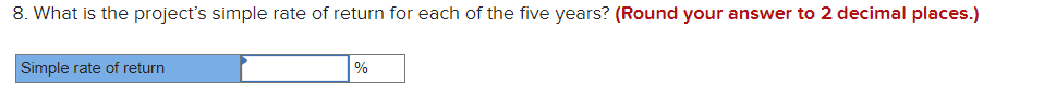 the profitability index for this project? (Round your answer to 2 decimal