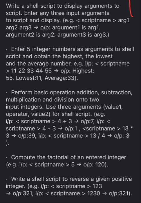  Write a shell script to display arguments to script. Enter any