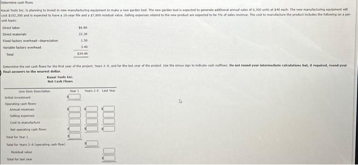  unit bask final answers to the nearest dollar