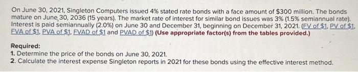 please help me to find the right answer On June 30,2021 ,