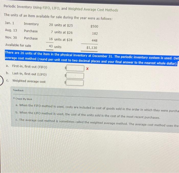 Can someone help mewith this Periodic Inventory Using FIFO, LIFO, and Weighted