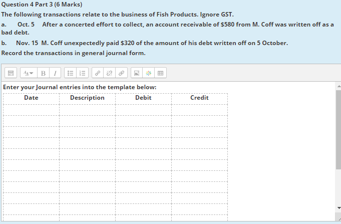 was extracted from the accounting records at 30 June 20x9. Sales $276,000