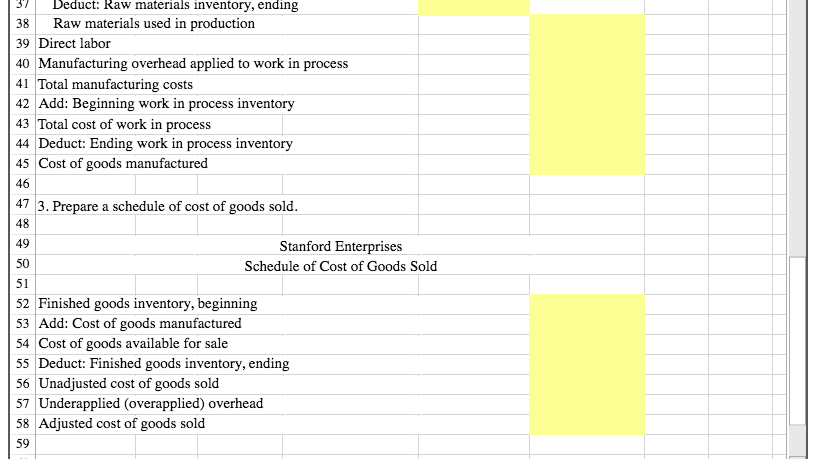 base for overhead is direct labor hours. 3 4 Data for the