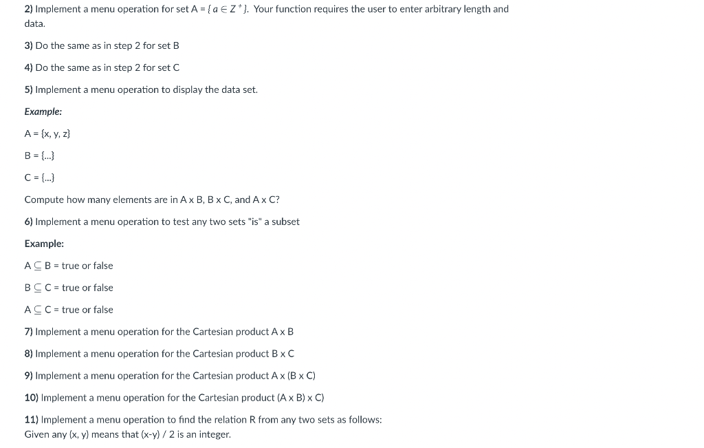 solve the underlying abstract structures. All the steps below are a single