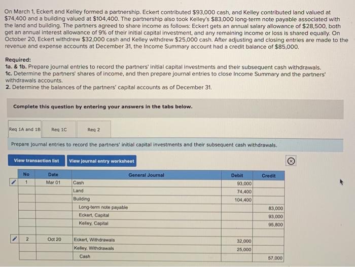 and the pa withdrawals accounts. (Enter all allowances as positive values. Enter