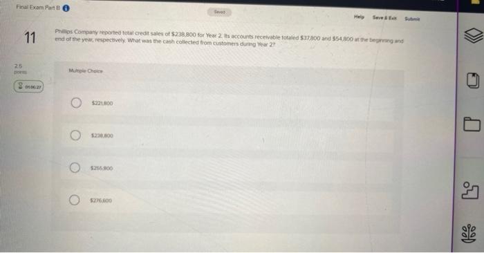 reported total credn sales of $238,800 for Year 2 . Its accounte