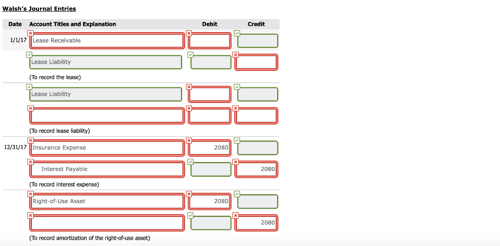 following facts pertain to the lease agreement. 1. The lease term is