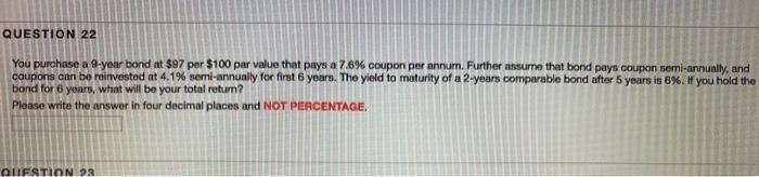 8.8 years. If rates changes from 6.5% to 4.1%, what will be