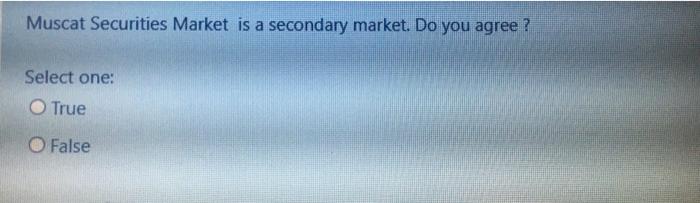 of companies which are performing poorly Select one: True O False Muscat