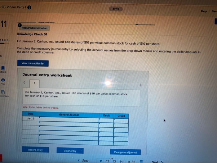  M3 - Videos Parte 6 Required information Knowledge Check 01 On