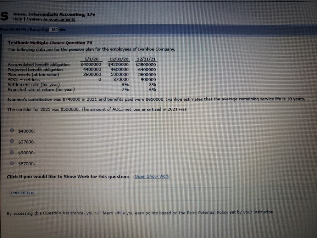 103 Seigel Co. maintains a defined-benefit pension plan for its employees. At