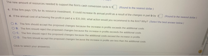 inventory 6 times each year, has an average collection period of 45