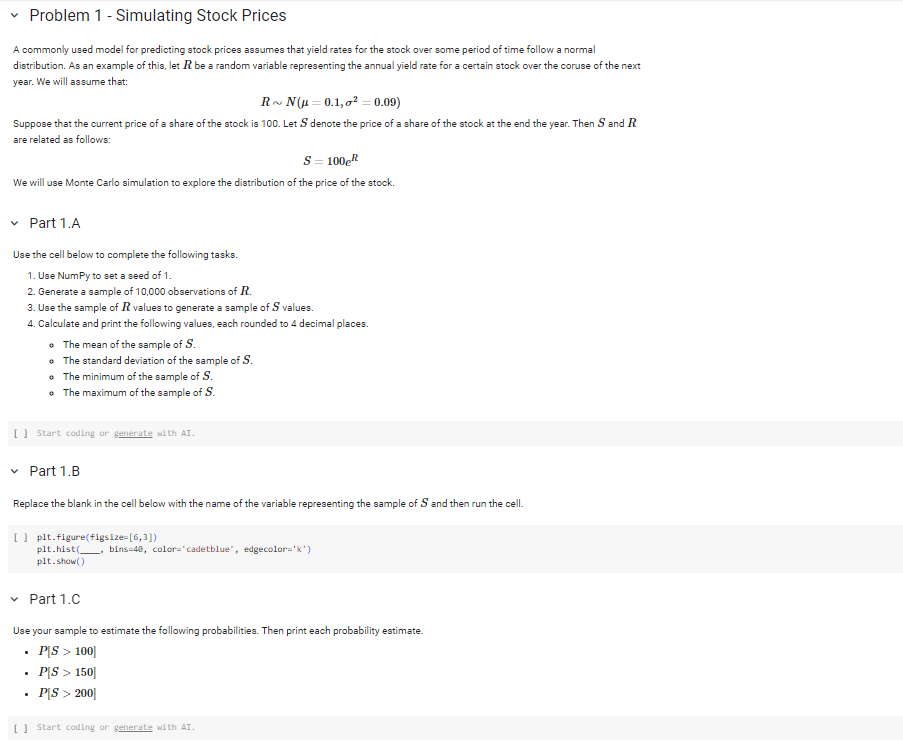 and math packages. [ ] import numpy as np import matplotilib.pyplot as