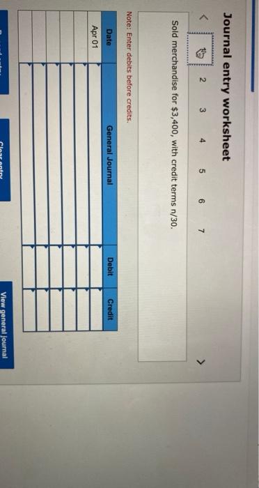 each of the following sales transactions of a merchandising company. The company