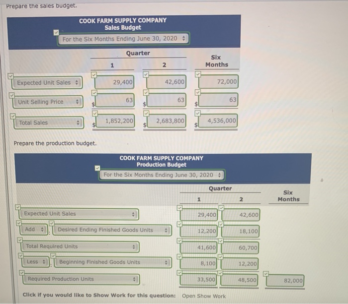 b, which is preparing the direct materials budget, direct labor budget, and