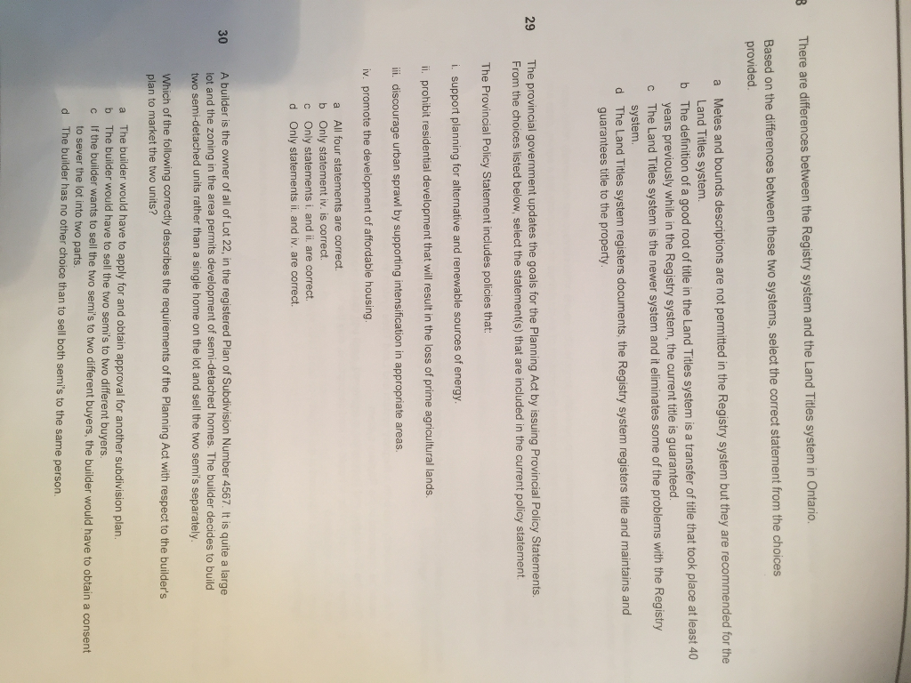 Please answer multiple choice There are differences between the Registry system and