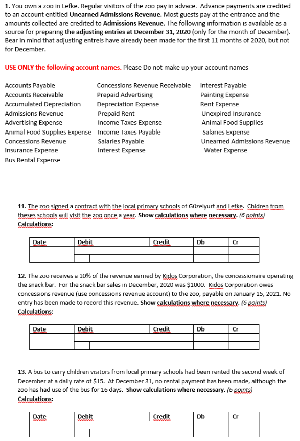 (((( USING THE JOURNAL ENTRIES AND USING THE GIVIN TABLES AND SHOWING