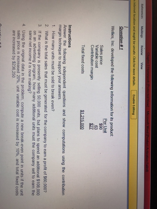  mework (Protected View Microft Word Product Activation Failed) References Mailings Review