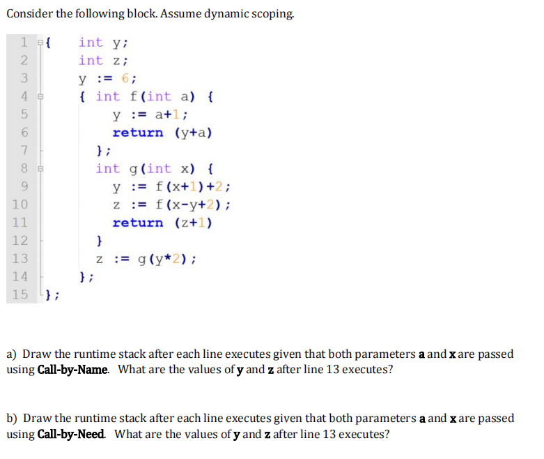 ANSWERS MUST BE IN THE SAME FORMAT AS EXAMPLE. EXAMPLE Consider the