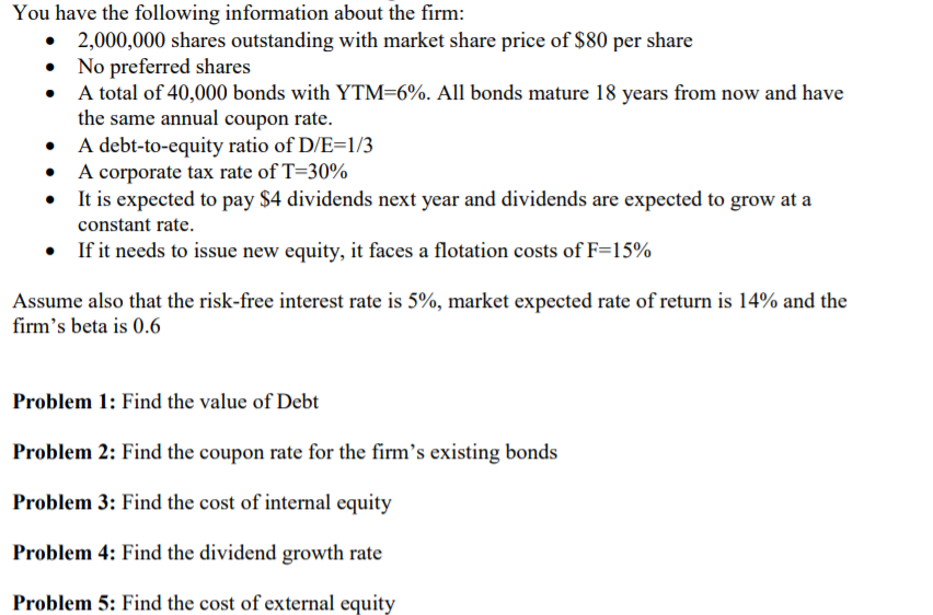  All interest rates are annually compounded unless stated otherwise. All bonds
