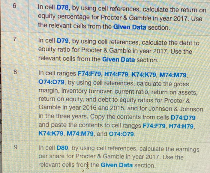 named: Brooks_Chapter_14_2_Start. N In cell D74, by using cell references, calculate the