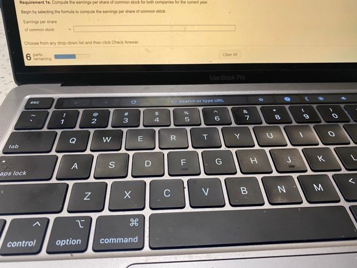 ratio for both companies for the many Begie by selecting the formula