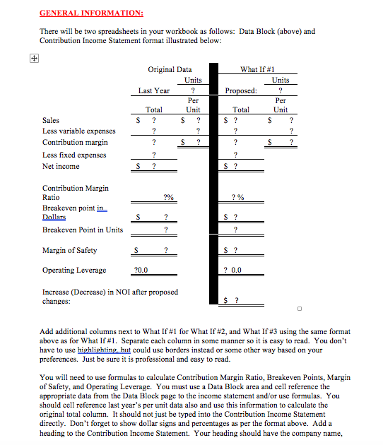 include all formulas that you use in the data cells! Thank you!