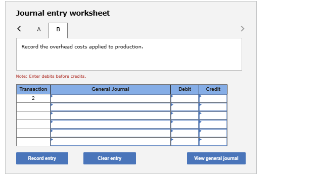 Overhead, to record both actual and applied factory overhead. Also, assume that