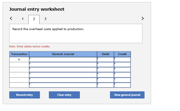 no entry Is required for a transoction/event, select "No journal entry requlred"