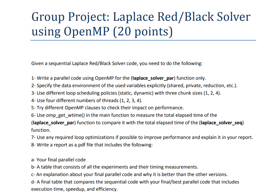  i need to parallize the code below using c++ language ,