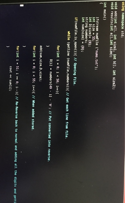  Okay guys so here is my code. The problem is from