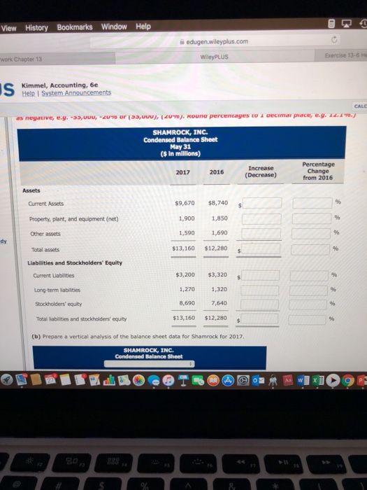 13-6 Here ars Kimmel, Accounting, 6e Help I System Announcements CALCULATC Exercise