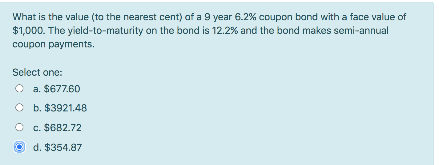 please answer and show working out What is the value (to the