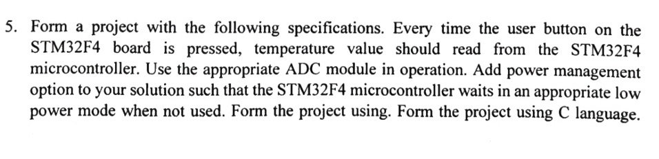 Problem for System Programming with C Language by using an embedded development